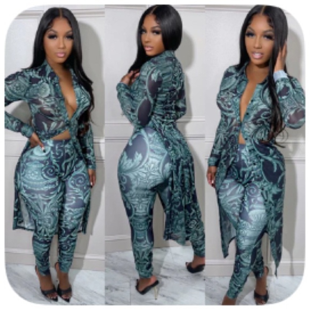 Leggings & Duster Set